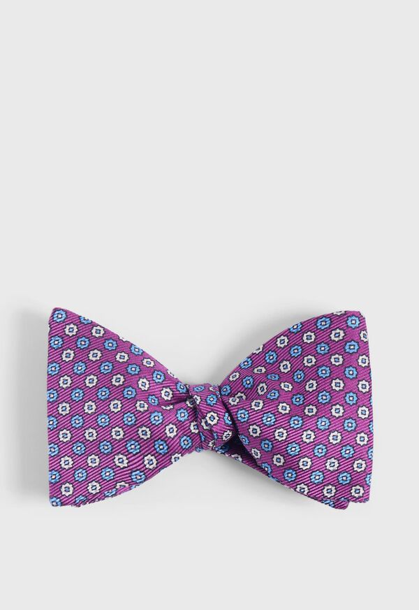 paul stuart Printed Silk Small Floral Bow Tie