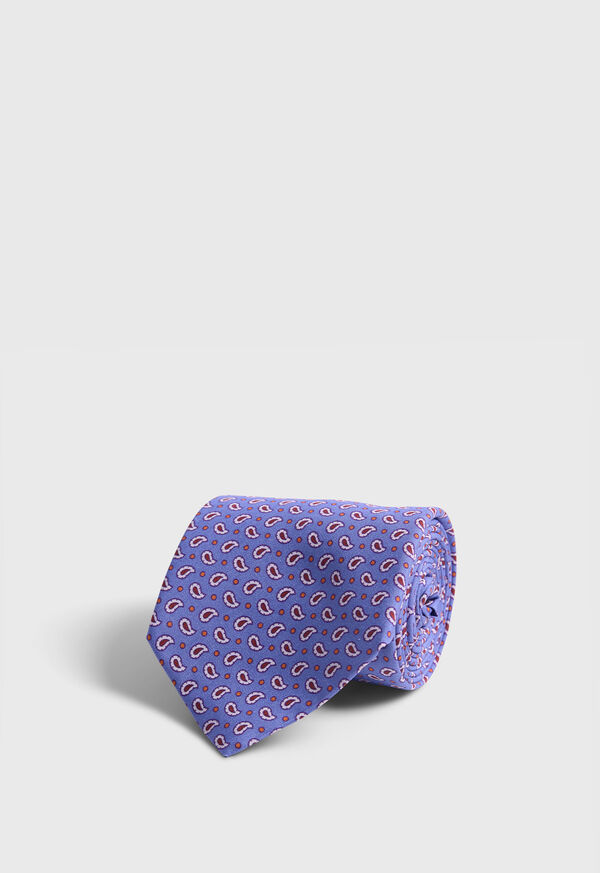 paul stuart Printed Silk Small Tossed Pine Tie
