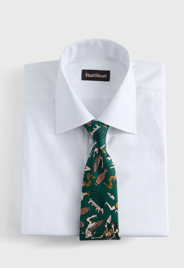 Paul Stuart Printed Silk Tie