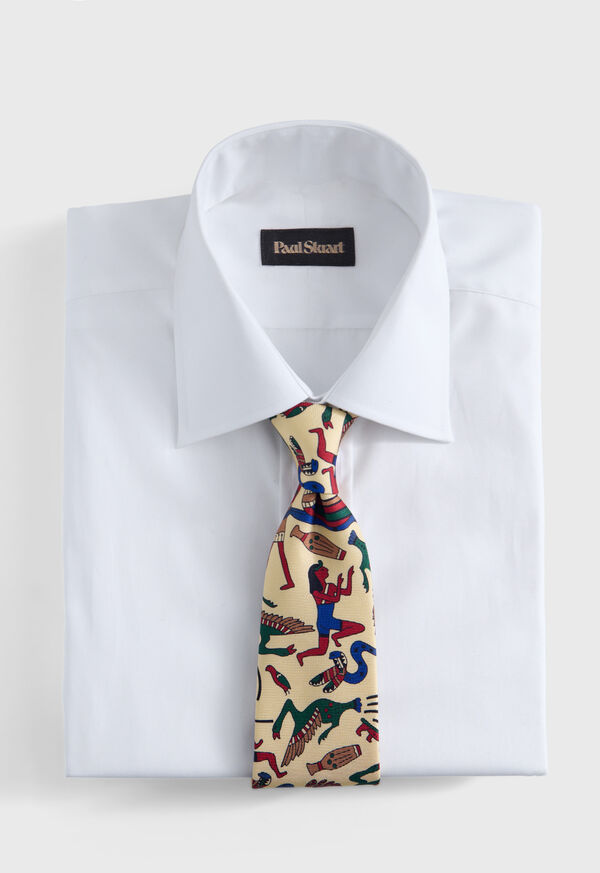 Paul Stuart Printed Silk Tie