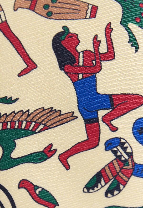 Paul Stuart Printed Silk Tie