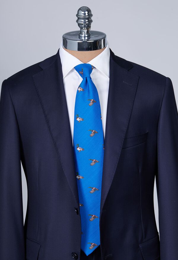 Paul Stuart Printed Wool Mallard Tie