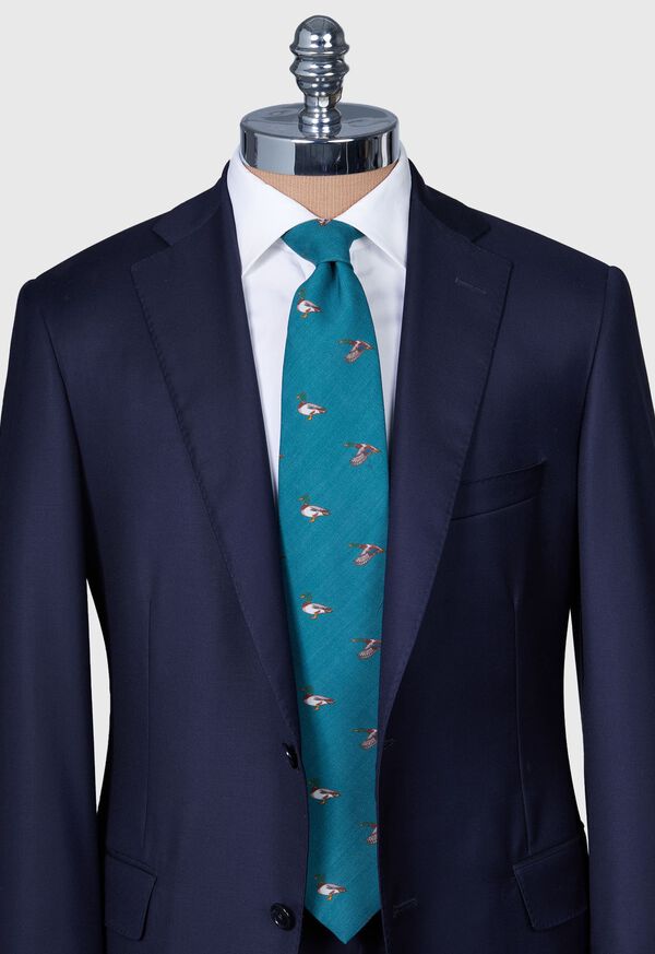 Paul Stuart Printed Wool Mallard Tie