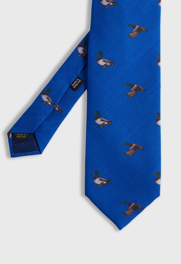 paul stuart Printed Wool Mallard Tie