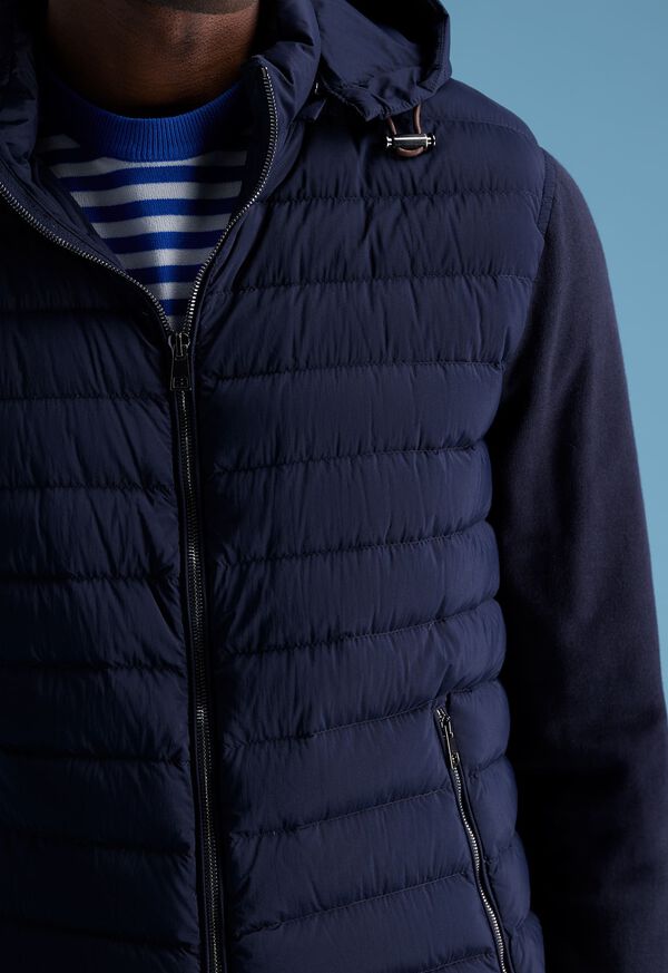 Paul Stuart Quilted Jacket With Hood