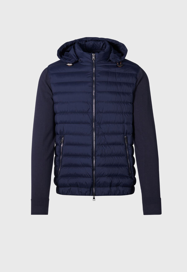 paul stuart Quilted Jacket with Hood
