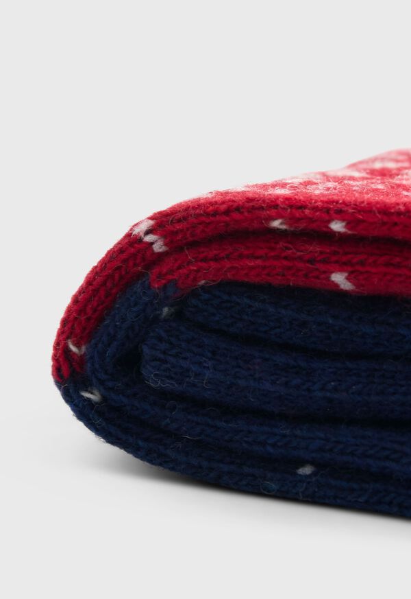 Paul Stuart Reindeer & Pine Tree Sock