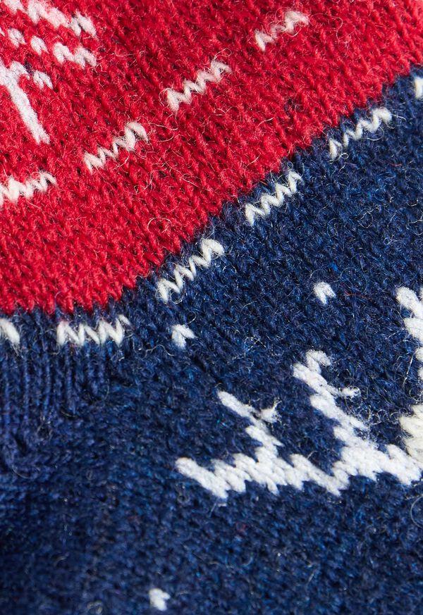 Paul Stuart Reindeer & Pine Tree Sock