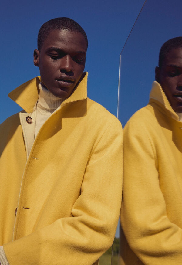 Paul Stuart Reversible Double Face Cashmere Coat