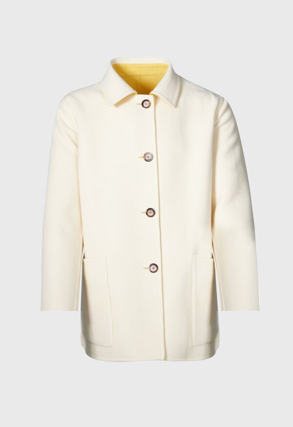 Paul Stuart Reversible Double Face Cashmere Coat