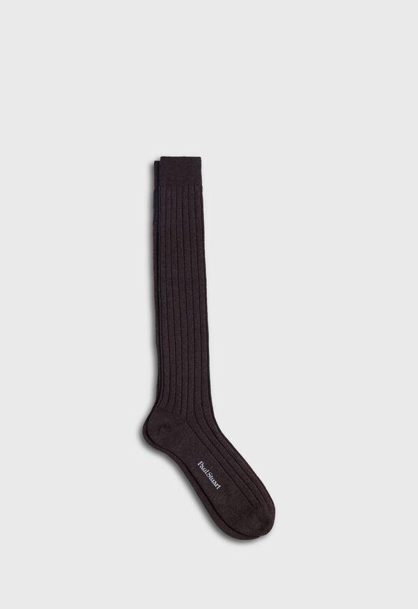 paul stuart Ribbed Cashmere Sock