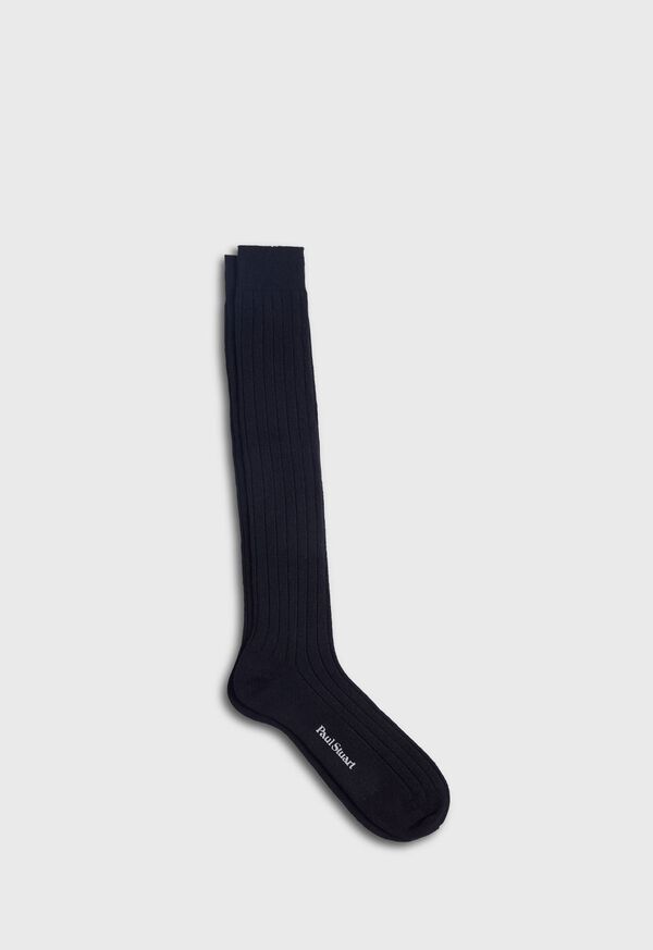paul stuart Ribbed Cashmere Sock