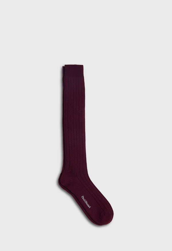 paul stuart Ribbed Cashmere Sock