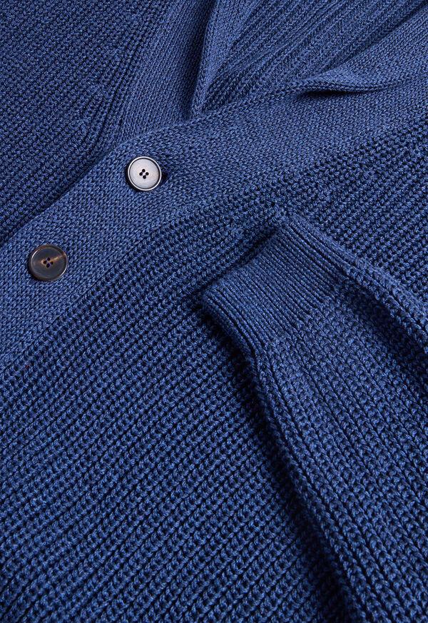 Paul Stuart Ribbed Shawl Collar Cardigan
