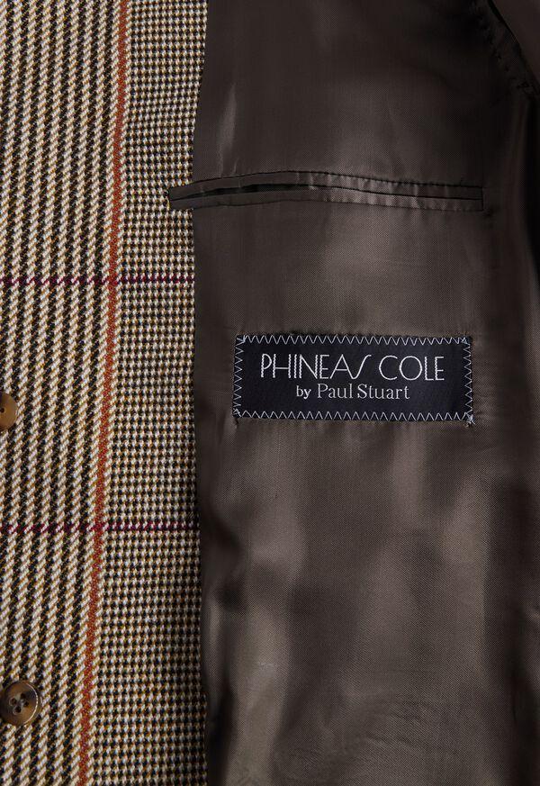 Paul Stuart Russel Plaid Overcoat
