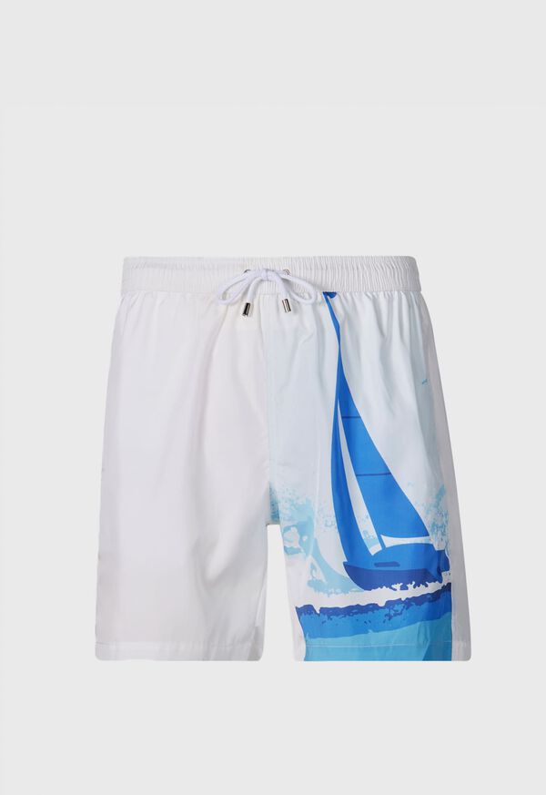 paul stuart Sailboat Swim Trunk