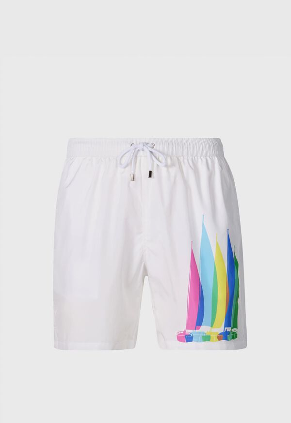 paul stuart Sailboat Swim Trunk