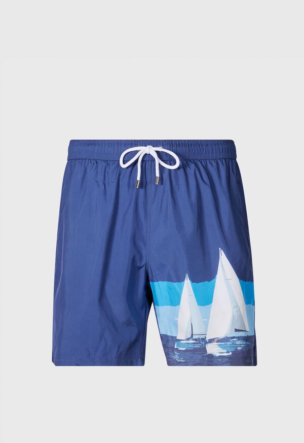 paul stuart Sailboat Swim Trunk