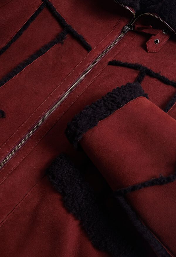 Paul Stuart Shearling Bomber Jacket