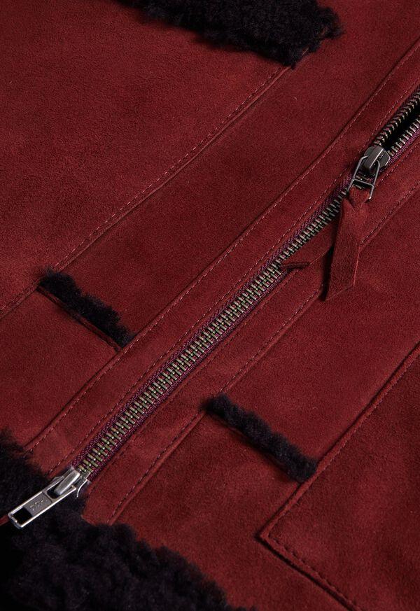 Paul Stuart Shearling Bomber Jacket