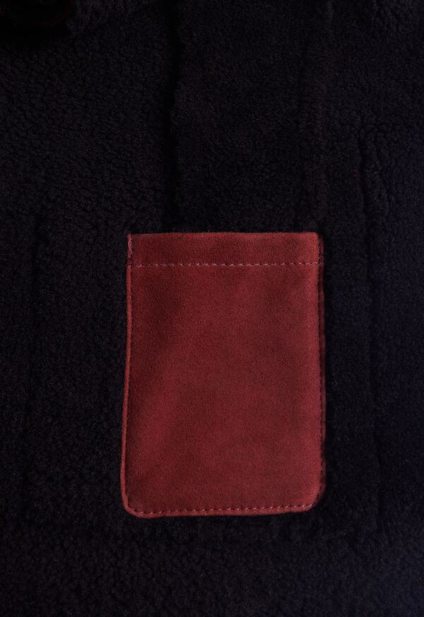 Paul Stuart Shearling Bomber Jacket