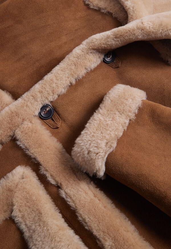 Paul Stuart Shearling Long Coat