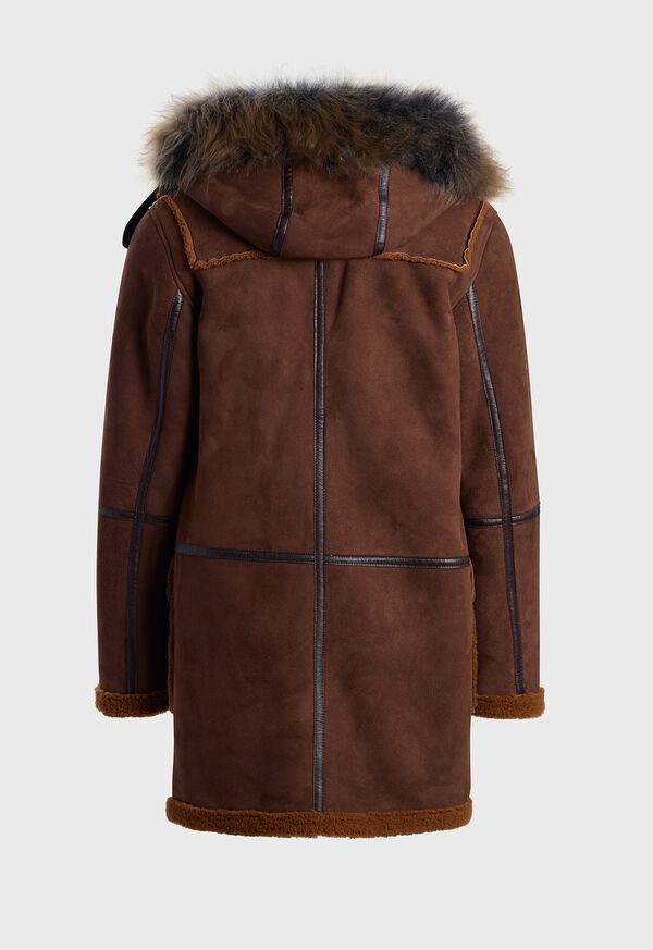 Paul Stuart Shearling Toggle Coat