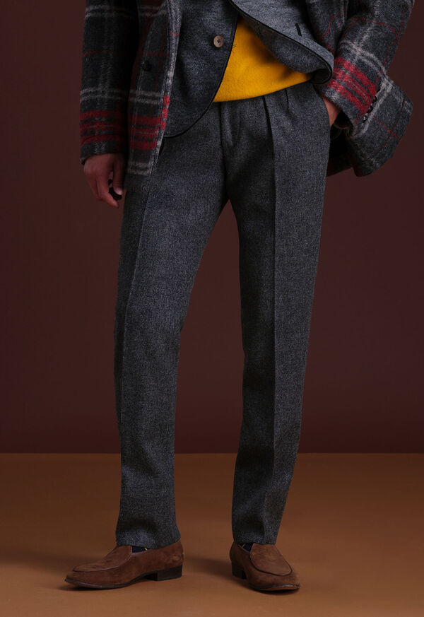 Paul Stuart Shetland Wool French Pleat Trouser