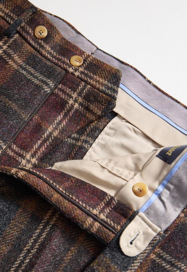 Paul Stuart Shetland Wool Plaid Trouser