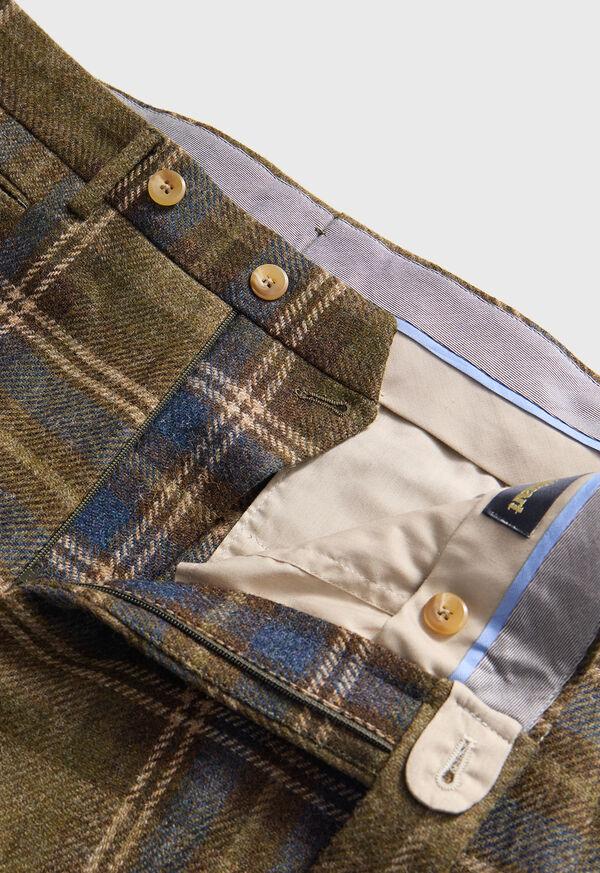 Paul Stuart Shetland Wool Plaid Trouser