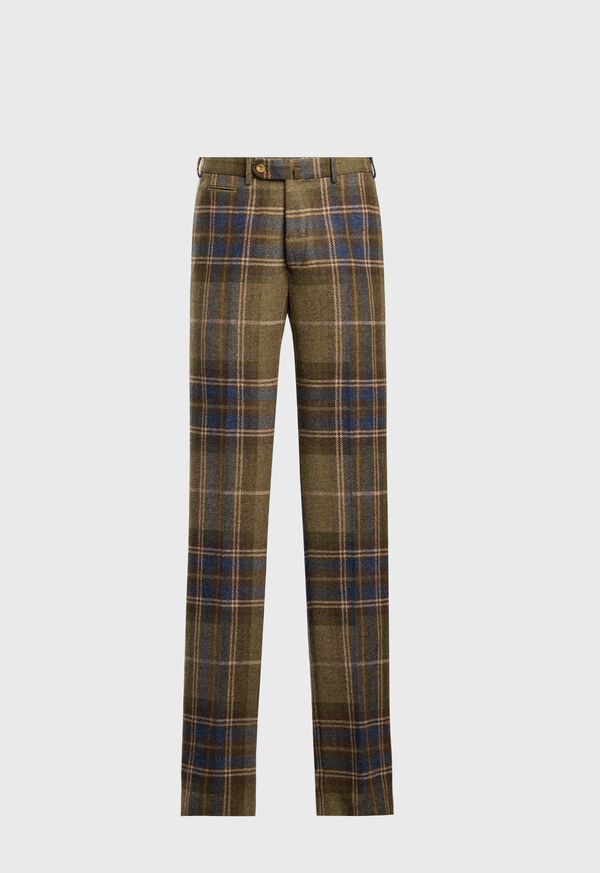 paul stuart Shetland Wool Plaid Trouser