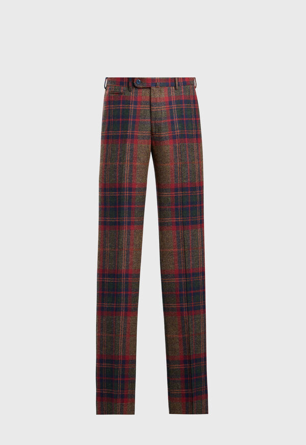 paul stuart Shetland Wool Plaid Trouser