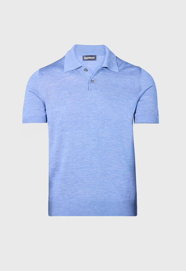 paul stuart Short Sleeve Silk Polo