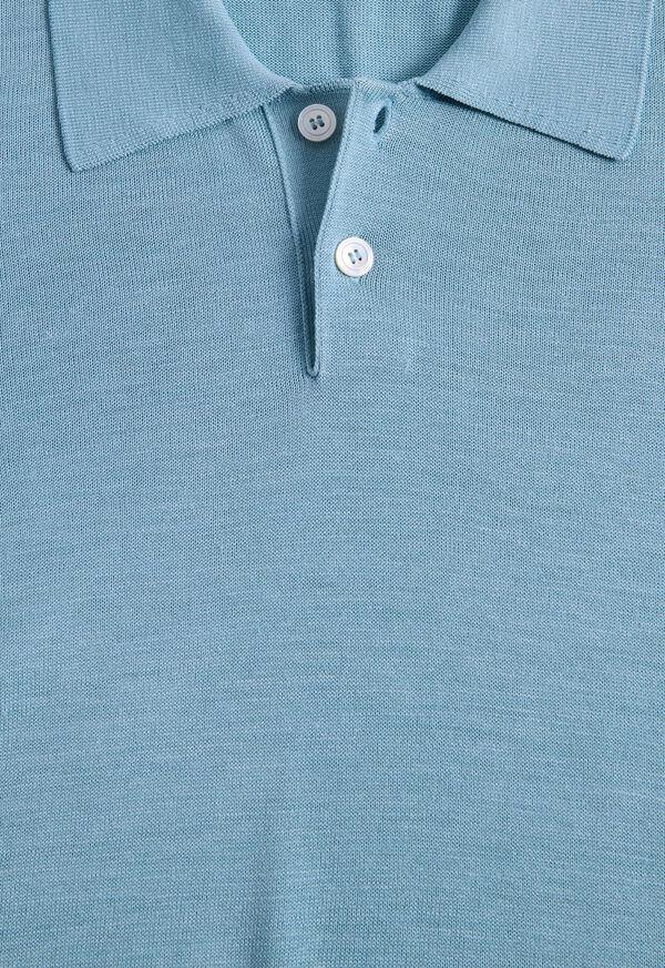 Paul Stuart Short Sleeve Silk Polo
