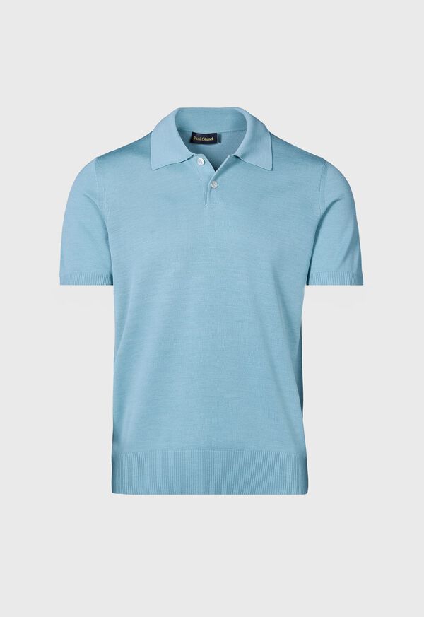 paul stuart Short Sleeve Silk Polo