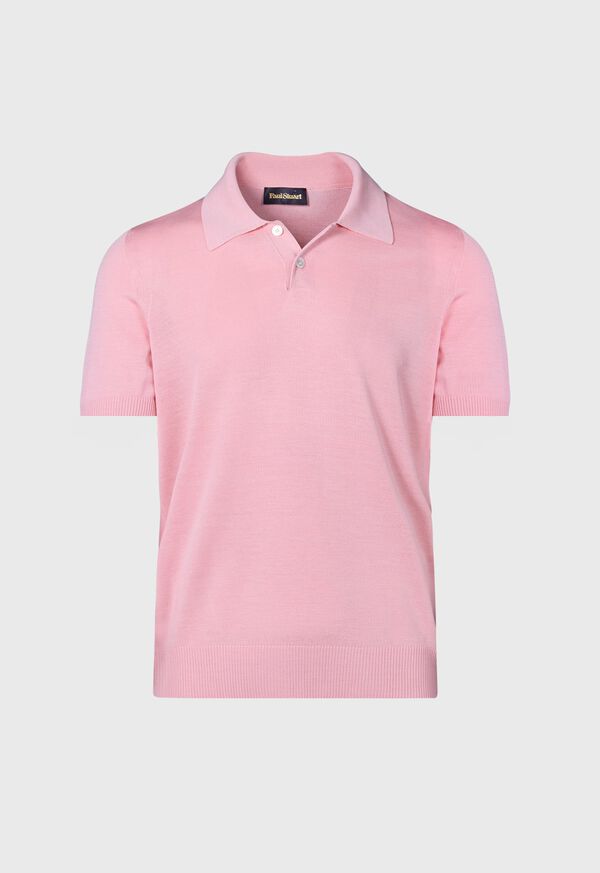 paul stuart Short Sleeve Silk Polo