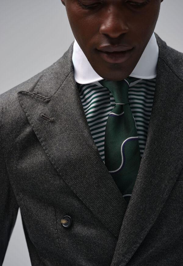 Paul Stuart Silk Deco Wave Tie