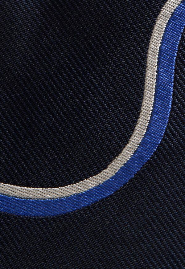 Paul Stuart Silk Deco Wave Tie