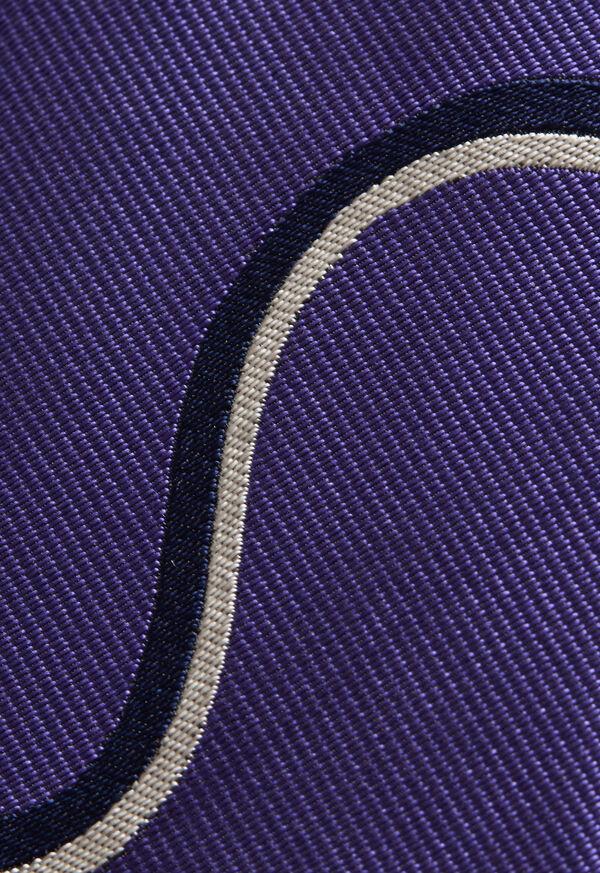 Paul Stuart Silk Deco Wave Tie