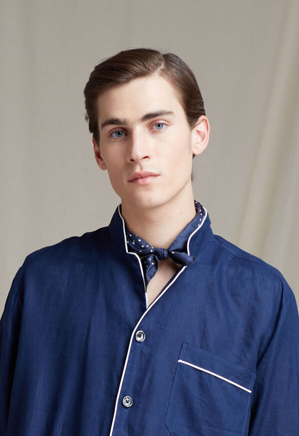 Paul Stuart Silk Dots Pocket Square