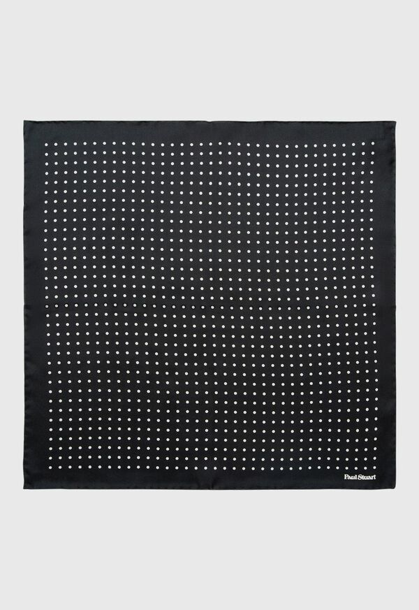 paul stuart Silk Dots Pocket Square