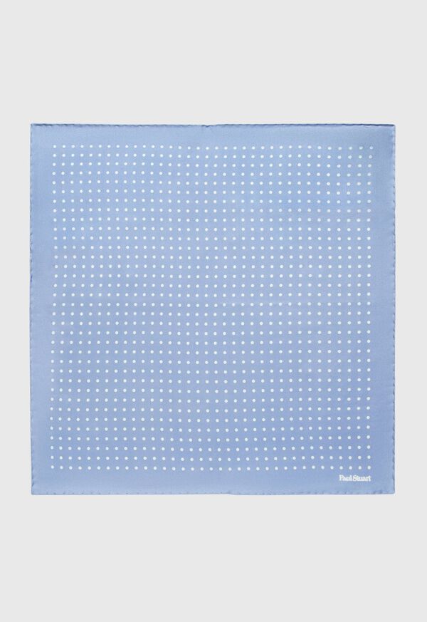 paul stuart Silk Dots Pocket Square