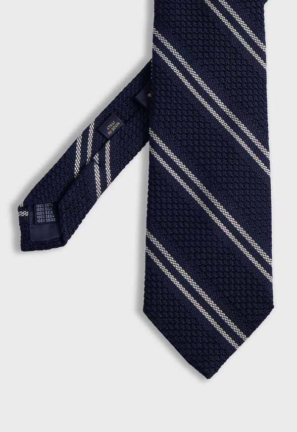paul stuart Silk Grenadine Stripe Tie