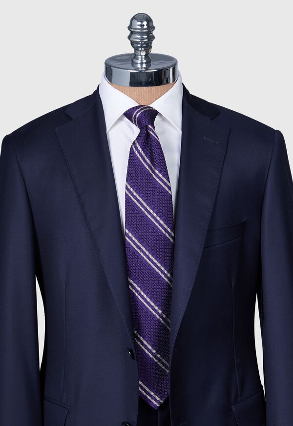 Paul Stuart Silk Grenadine Stripe Tie