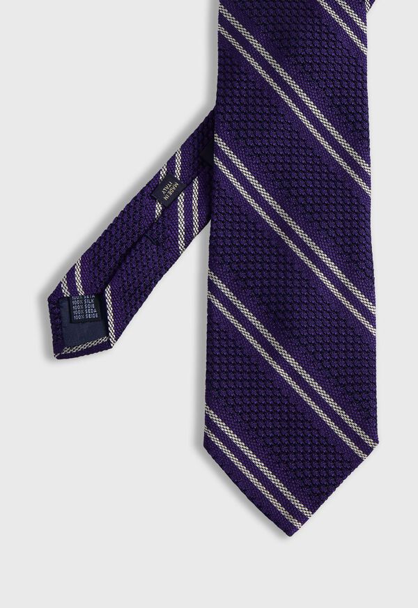 paul stuart Silk Grenadine Stripe Tie
