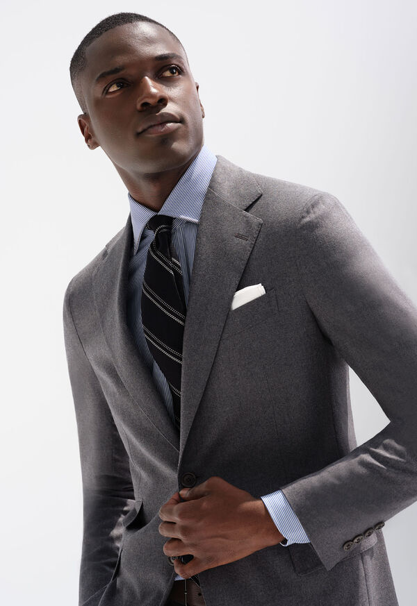 Paul Stuart Silk Grenadine Stripe Tie