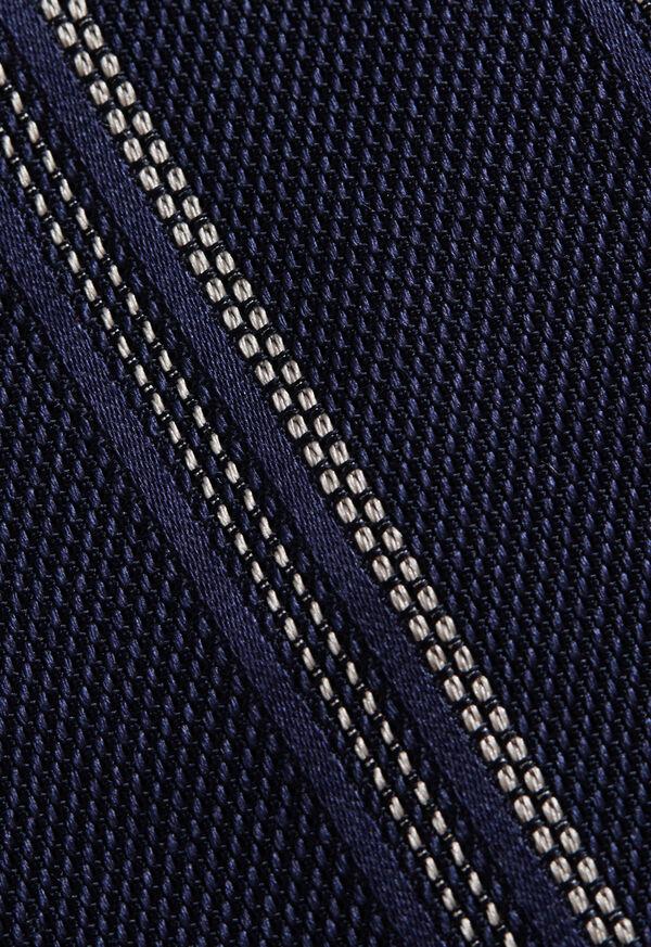 Paul Stuart Silk Grenadine Stripe Tie