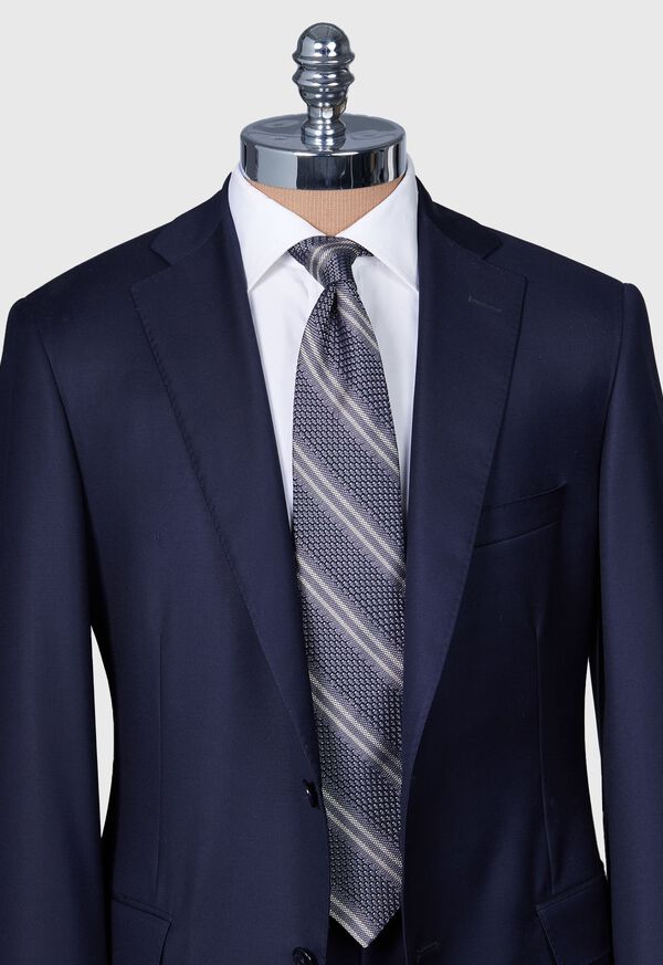 Paul Stuart Silk Grenadine Stripe Tie
