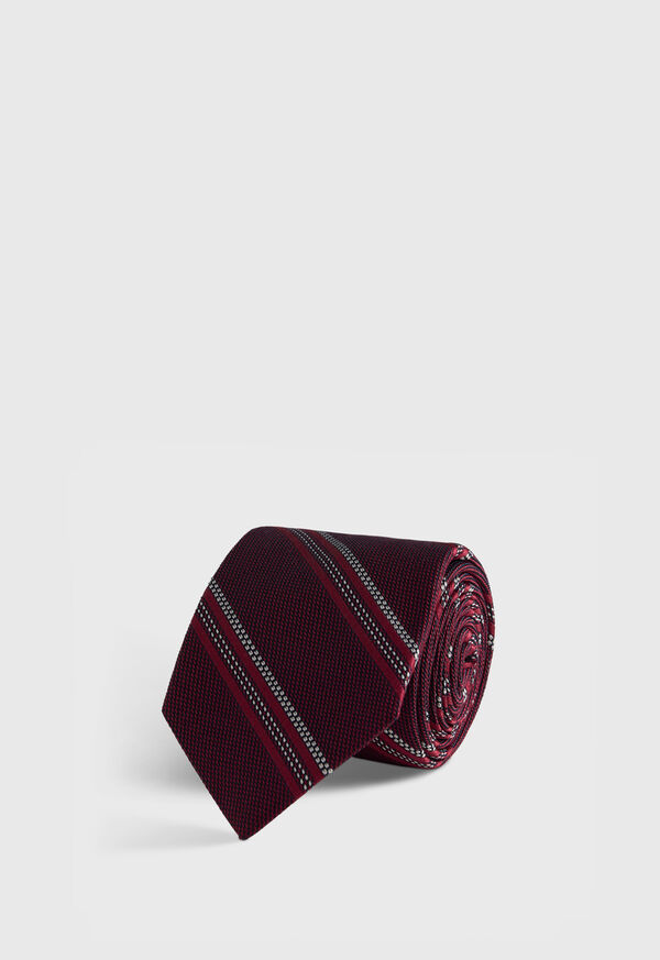 paul stuart Silk Grenadine Stripe Tie