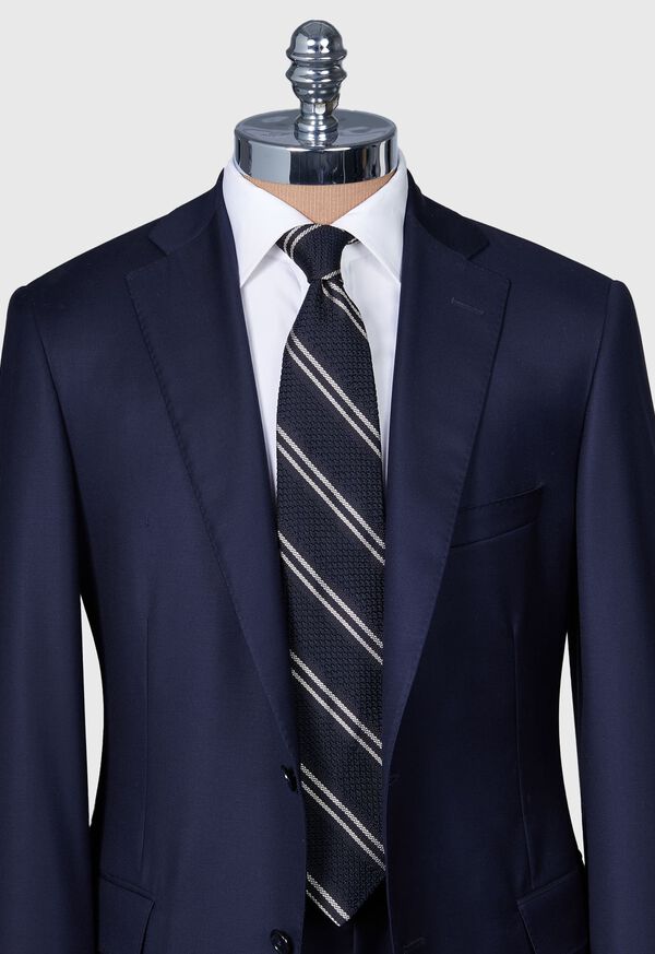 Paul Stuart Silk Grenadine Stripe Tie